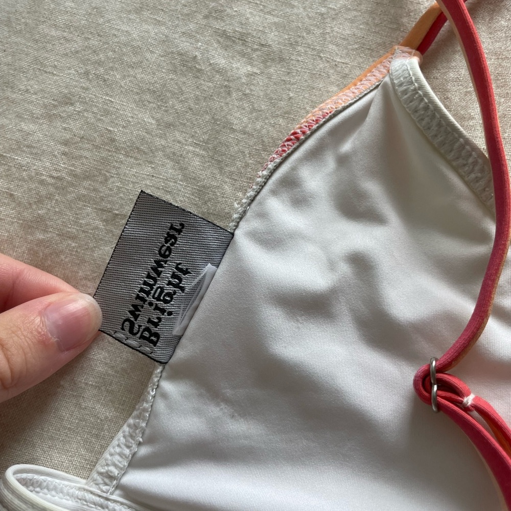 Peach Stripe Tual Bright Swimwear bikini set - Picture 4 of 4